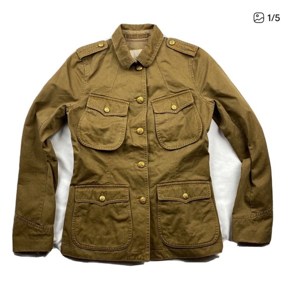 Ralph Lauren Jackets & Blazers - Ralph Lauren Denim and Supply Military Tan Cotton Jacket M
